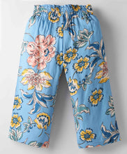 Load image into Gallery viewer, Floral Printed Crop Collar Top Belted Palazzo Set
