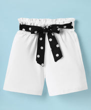 Load image into Gallery viewer, Polka Crop Shirt and Belted Short Set
