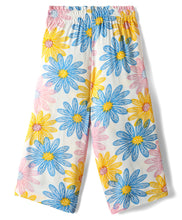 Load image into Gallery viewer, Floral Shirt Style Crop Top Belted Palazzo Co-ord Set
