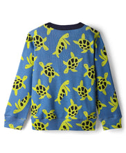 Load image into Gallery viewer, Turtles Printed Full Sleeves Cotton Tshirt
