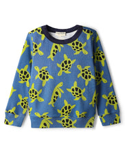 Load image into Gallery viewer, Turtles Printed Full Sleeves Cotton Tshirt
