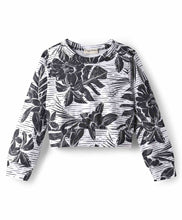 Load image into Gallery viewer, Floral Printed Cotton Crop Top and Pant Set