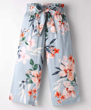 Load image into Gallery viewer, Floral Printed Frilled Crop Top and Pant Co-ord Set