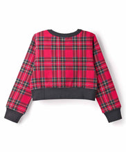 Load image into Gallery viewer, Checkered Printed Cotton Spandex Crop Top and Pant Set
