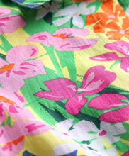 Load image into Gallery viewer, Floral Shirt Style Crop Top Belted Palazzo Cotton Co-ord Set