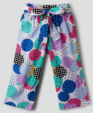 Load image into Gallery viewer, Polka Shirt Style Crop Top Belted Palazzo Co-ord Set

