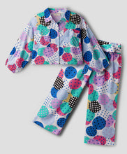 Load image into Gallery viewer, Polka Shirt Style Crop Top Belted Palazzo Co-ord Set
