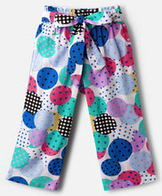 Load image into Gallery viewer, Polka Shirt Style Crop Top Belted Palazzo Co-ord Set