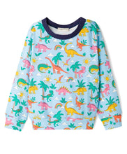 Load image into Gallery viewer, Dinosaur Printed Cotton Tshirt Jogger Set
