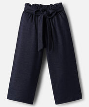 Load image into Gallery viewer, Floral Collar Crop Top with Culotte Pant Set