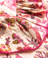Load image into Gallery viewer, Floral Printed Frilled Top with Waffle Culotte Pant Set