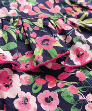 Load image into Gallery viewer, Floral Printed Frilled Top with Waffle Culotte Pant Set