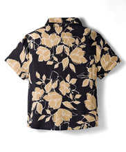 Load image into Gallery viewer, Floral Printed Shirt and Waffle Knit Pant Set