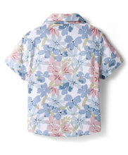 Load image into Gallery viewer, Floral Printed Shirt and Waffle Knit Pant Set