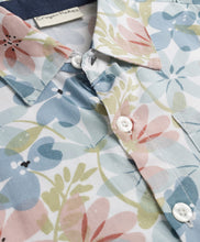 Load image into Gallery viewer, Floral Printed Shirt and Waffle Knit Pant Set