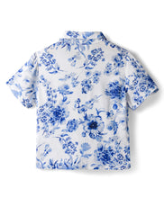 Load image into Gallery viewer, Floral Printed Shirt and Waffle Knit Pant Set