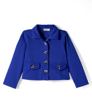 Load image into Gallery viewer, Waffle Knit Solid Color Jacket and Culotte Pant Co-ord Set
