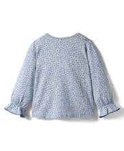 Load image into Gallery viewer, Cotton Floral Printed Ruffled Top and Pant Set