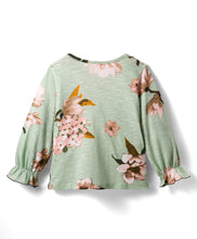 Load image into Gallery viewer, Floral Printed Ruffled Cotton Top and Pant Set
