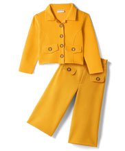 Load image into Gallery viewer, Waffle Knit Solid Color Jacket and Culotte Pant Co-ord Set