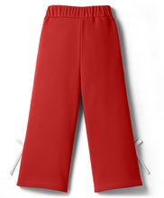 Load image into Gallery viewer, Solid Terry Side Taped with Bow Sweatshirt and Pant Co-ord Set
