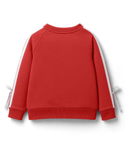 Load image into Gallery viewer, Solid Terry Side Taped with Bow Sweatshirt and Pant Co-ord Set