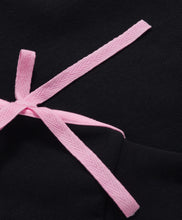 Load image into Gallery viewer, Solid Terry Side Taped with Bow Sweatshirt and Pant Co-ord Set