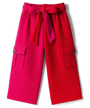 Load image into Gallery viewer, Waffle Knit Color Block Jacket and Culotte Pant Set