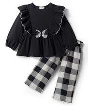 Load image into Gallery viewer, Frilled Crop Top with Belted Culotte Set
