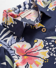 Load image into Gallery viewer, Floral Printed Crop Top Belted Culotte Co-ord Set