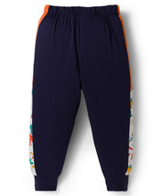 Load image into Gallery viewer, Dinosaur Printed Cotton Tshirt Side Taped Jogger Set
