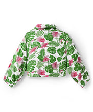 Load image into Gallery viewer, Floral Shirt Style Crop Top Belted Palazzo Co-ord Set