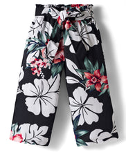 Load image into Gallery viewer, Floral Printed Crop Top Belted Palazzo Co-ord Set