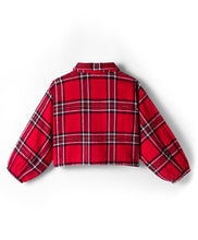 Load image into Gallery viewer, Checkered Cotton Shirt Style Crop Top Palazzo Co-ord Set
