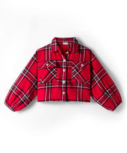 Load image into Gallery viewer, Checkered Cotton Shirt Style Crop Top Palazzo Co-ord Set
