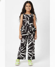 Load image into Gallery viewer, Floral Printed Straped Top Belted Palazzo Set