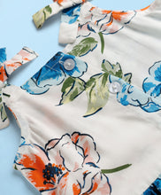 Load image into Gallery viewer, Floral Printed Straped Top Belted Palazzo Set