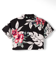 Load image into Gallery viewer, Floral Shirt Style Crop Top Belted Palazzo Co-ord Set