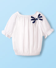 Load image into Gallery viewer, Solid Top with Tiered Striped Skirt Set