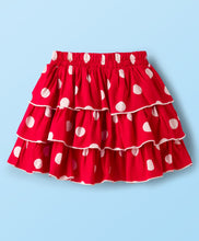 Load image into Gallery viewer, Solid Bow Applique Top Tiered Polka Skirt Set