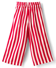 Load image into Gallery viewer, Striped Frilled Top Belted Palazzo Co-ord Set