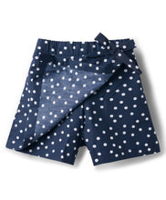 Load image into Gallery viewer, Solid Frilled Crop Top and Polka Skort Set