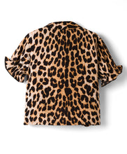 Load image into Gallery viewer, Leopard Print Frilled Crop Top Culotte Pant Set