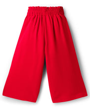 Load image into Gallery viewer, Polka Printed Crop Shirt Waffle Culotte Pant Set