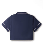 Load image into Gallery viewer, Solid Side Taped Shirt and Short Co-ord Set