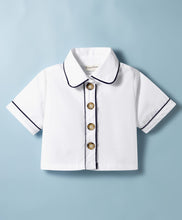Load image into Gallery viewer, Solid Side Taped Shirt and Short Co-ord Set