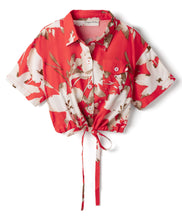 Load image into Gallery viewer, Woven Floral Printed Crop Top Culotte Pant Co-ord Set