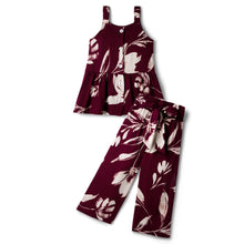 Load image into Gallery viewer, Woven Floral Printed Top Culotte Pant Co-ord Set