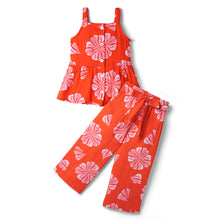 Load image into Gallery viewer, Woven Floral Printed Top Culotte Pant Co-ord Set