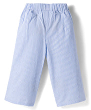 Load image into Gallery viewer, Cotton Seer Sucker Striped Jacket with Bow Pant Set